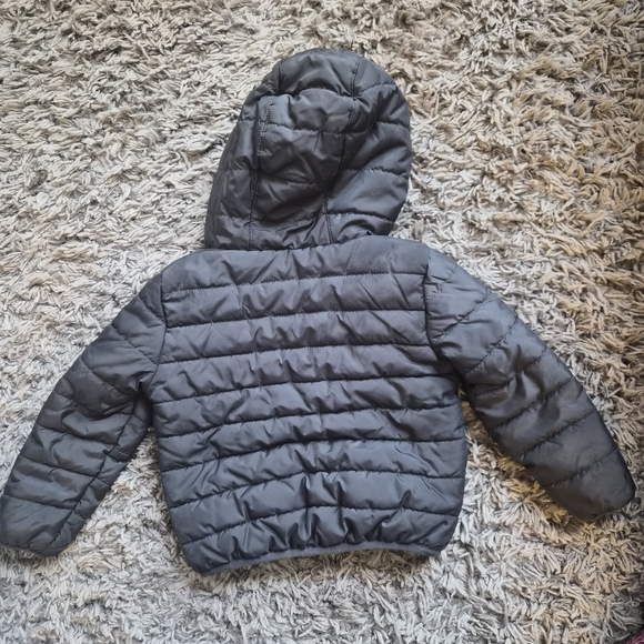 Nike Kids Black and Green Hooded Jacket - Picture 4 of 7